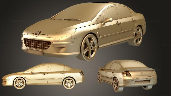 Автомобили и транспорт (Пежо 407, CARS_3008) 3D модель для ЧПУ станка